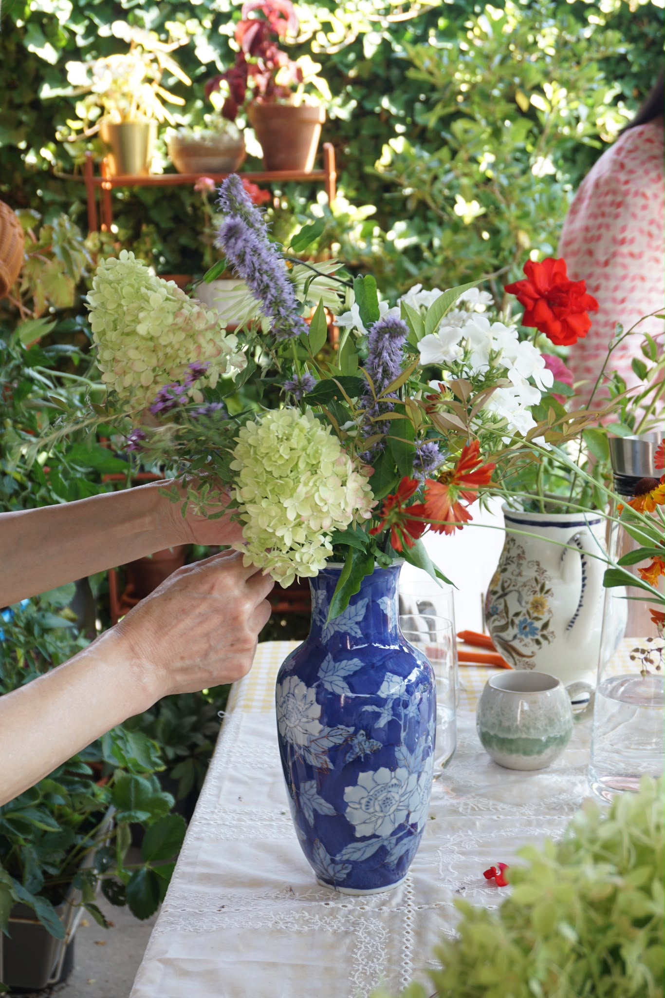 Workshop table setting